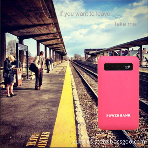 4000mAh Li-Polymer Battery Power Bank for USB Devices
